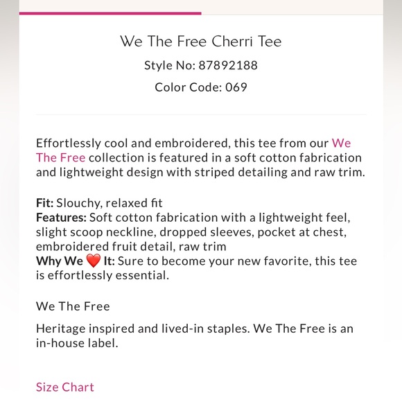 We the Free Cherri Tee - Picture 10 of 10